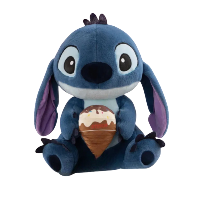 Игрушка-подушка «Стич» с пледом внутри (синий) - 